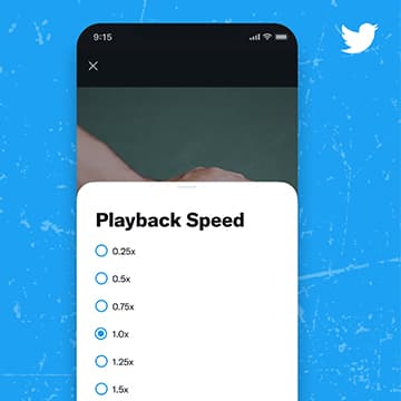 Update Fitur Baru Twitter Bisa Kontrol Kecepatan Video