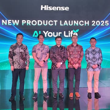 Hisense Luncurkan Serangkaian Lini Produk Terbaru 2025 Berteknologi AI