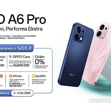 OPPO A6 Pro Resmi Pre-Order di Indonesia, Banyak Bonusnya