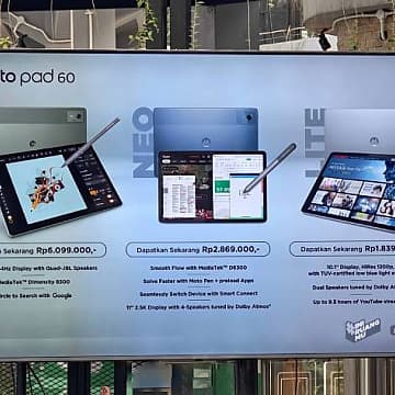 Moto Pad 60 Neo, Tablet Rp2,8 Juta dari Motorola untuk Belajar, Bekerja, dan Hiburan