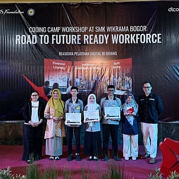 Coding Camp Workshop DBS Foundation Perkuat Kesiapan Kerja Siswa SMK di Era AI