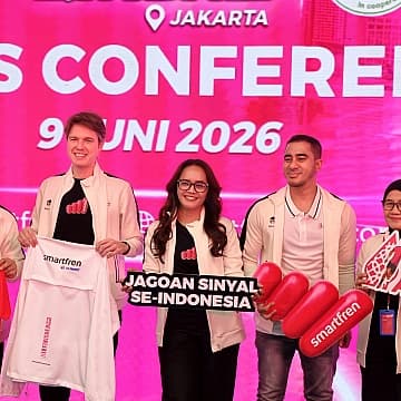 SMARTFREN Usung Jagoan Sinyal Se-Indonesia, Perkuat Jaringan hingga 5G