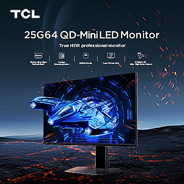 Pertama di Indonesia, TCL Luncurkan Monitor QD-Mini LED 25G64