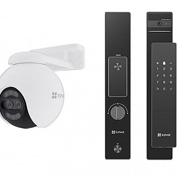 EZVIZ Tunjukkan Ekosistem Smart Home Berbasis AI di IBT 2026, Smart Lock Pakai Face Recognition