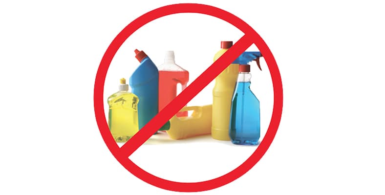 no chemicals