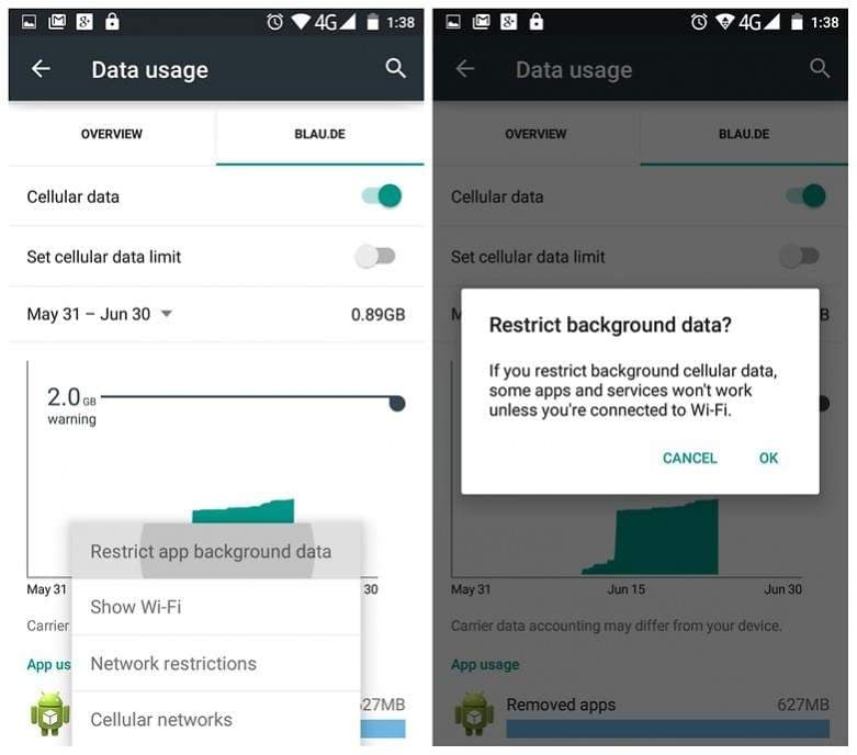 Background data
