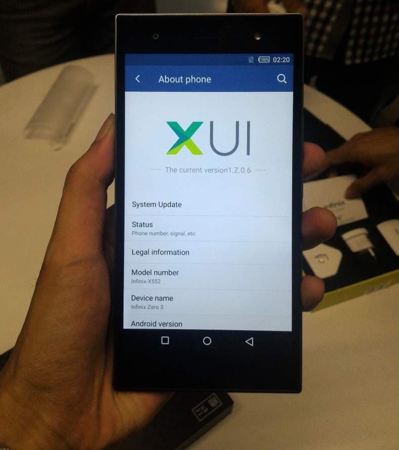 Infinix Zero 3