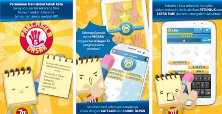 Game Kuis Pancasia Lima Dasar