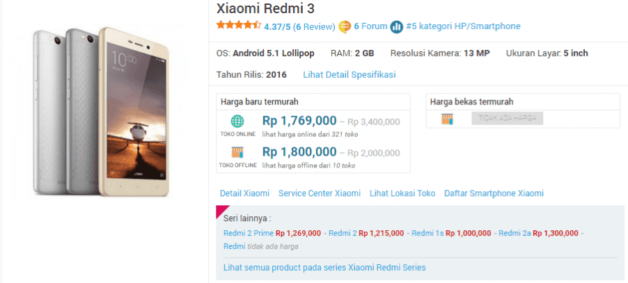 Xiaomi Redmi 3