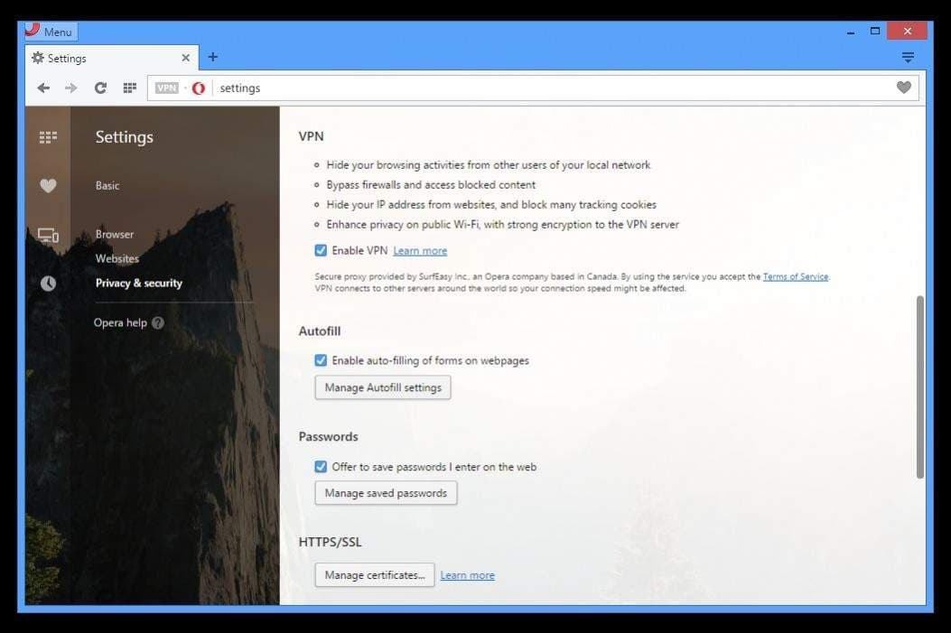 Update Opera