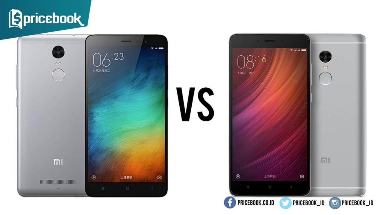 Xiaomi Redmi Note 4 VS Redmi Note 3