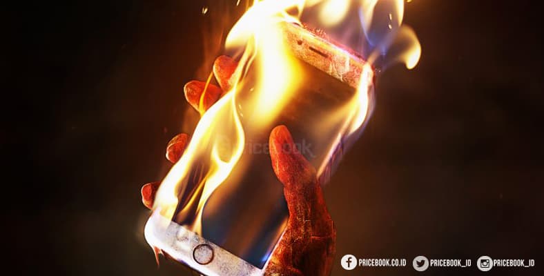 mencegah hp terbakar