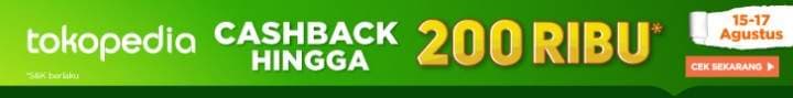 Cashback Tokopedia