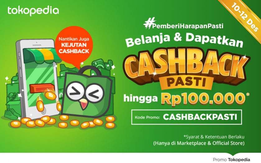 cashback tokopedia