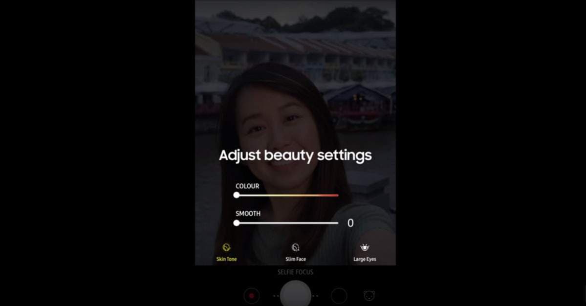Samsung selfie focus