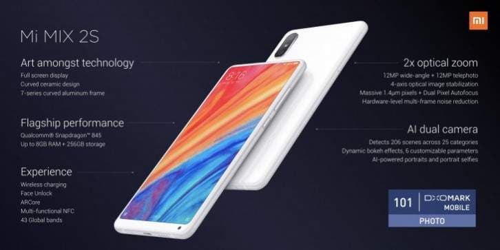 xiaomi mi mix 2s
