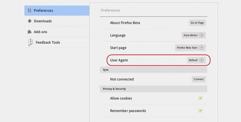 user agent