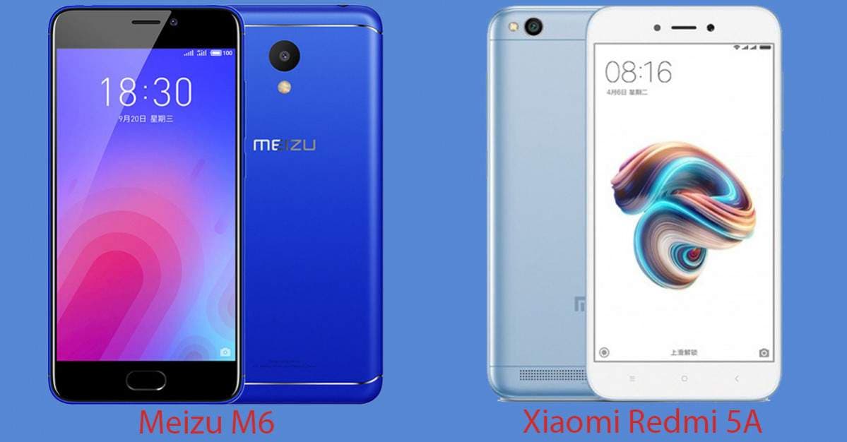 Xiaomi Redmi 5A vs Meizu M6