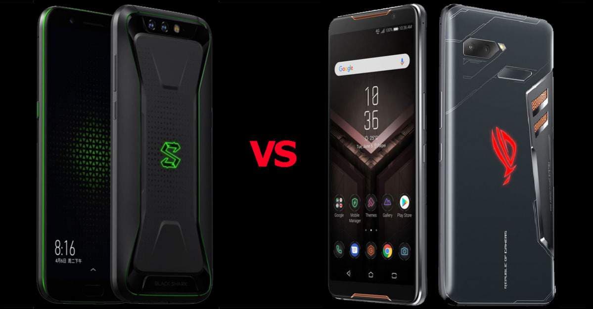ASUS ROG Phone vs Xiaomi black shark