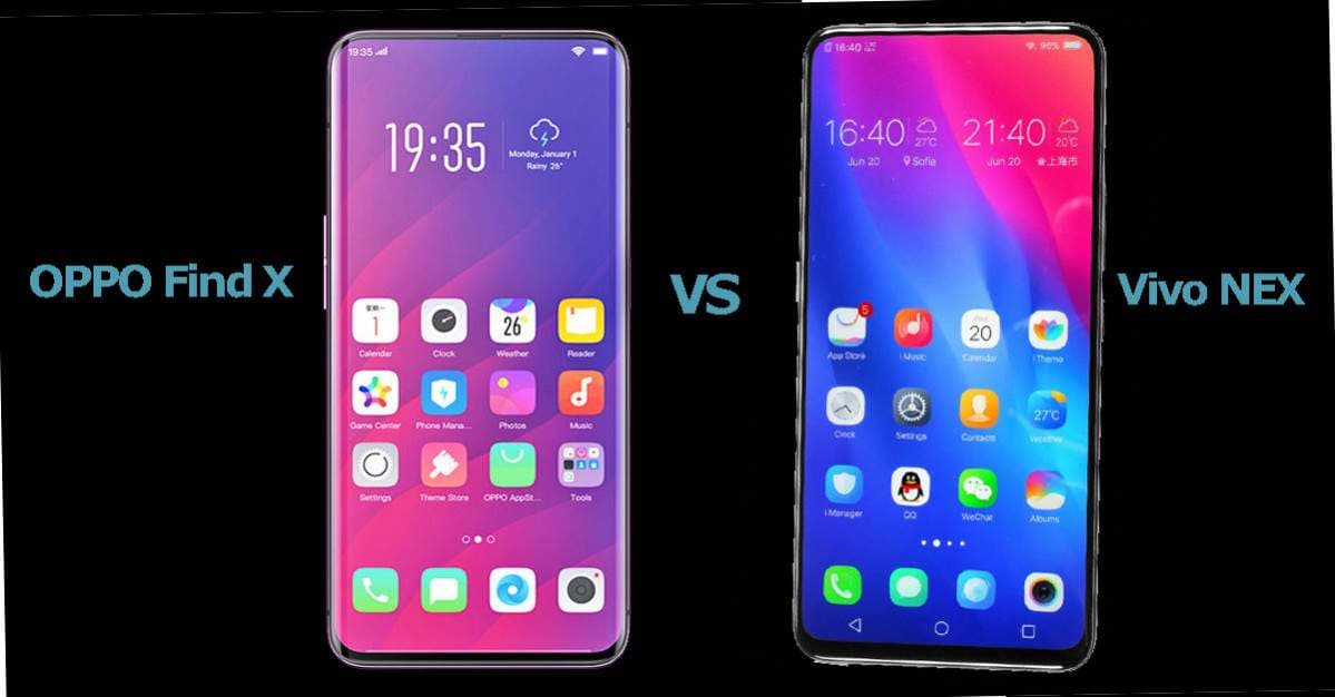 oppo find x vs vivo nex