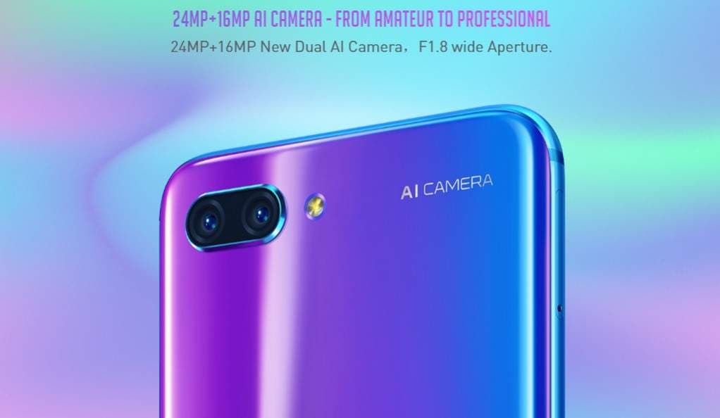 kamera honor 10