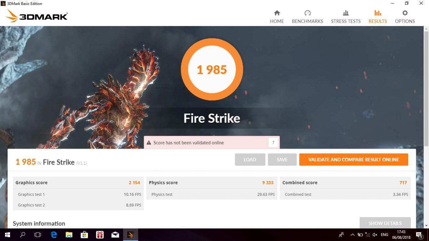 3dmark vivobook a411u