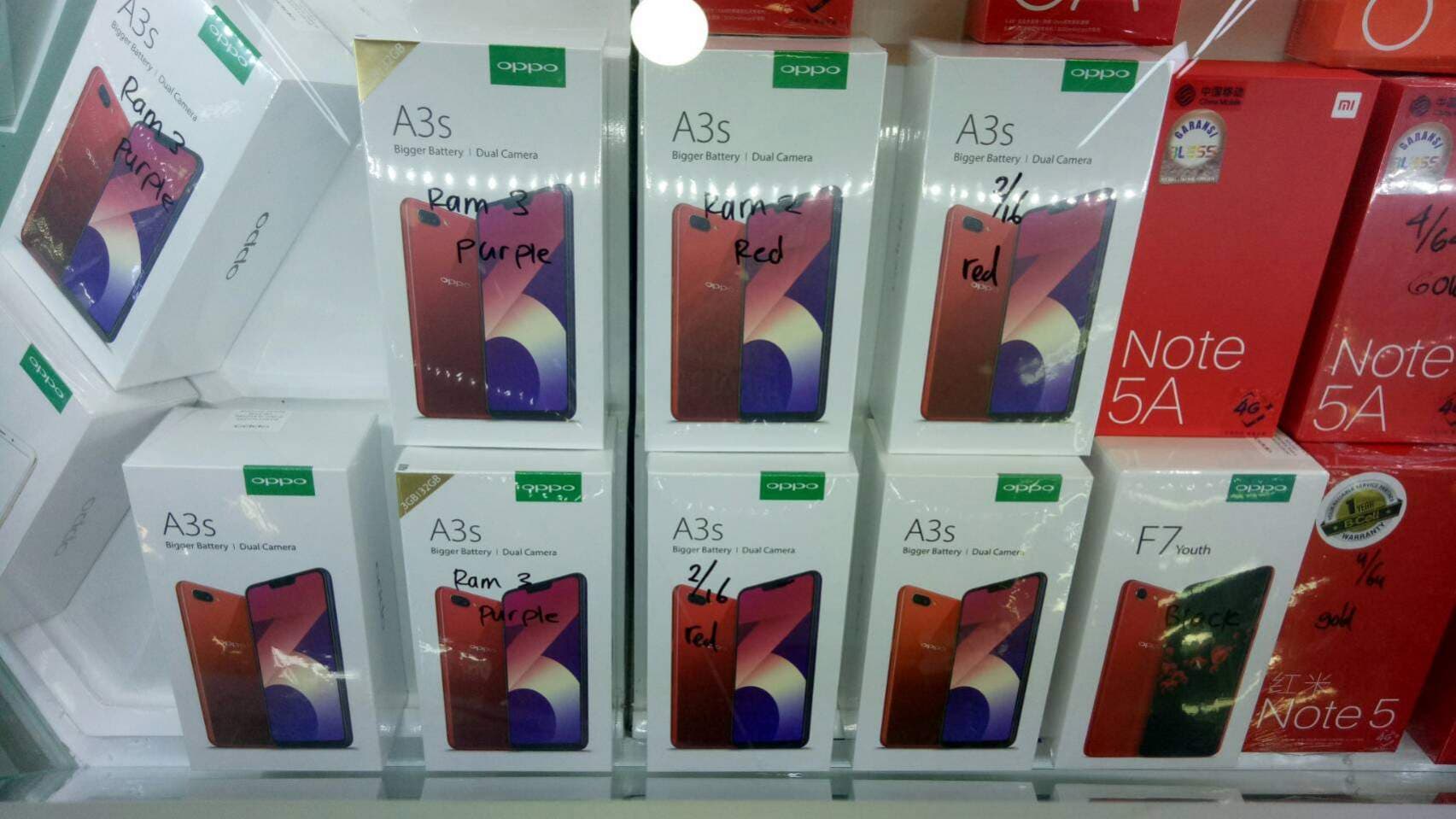 Harga OPPO A3S
