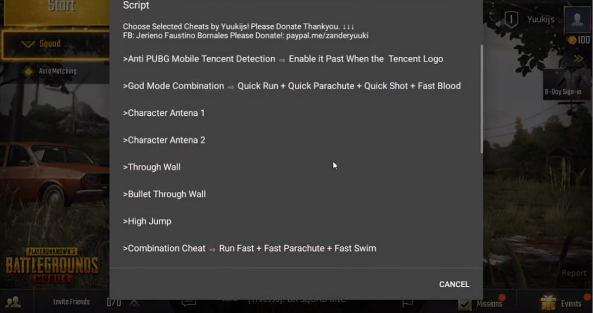pubg mobile cheat