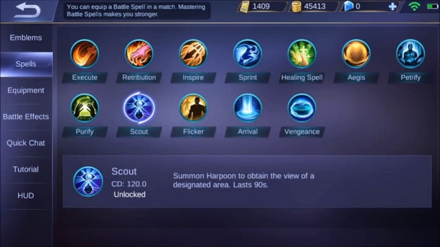 battle spell vengeance