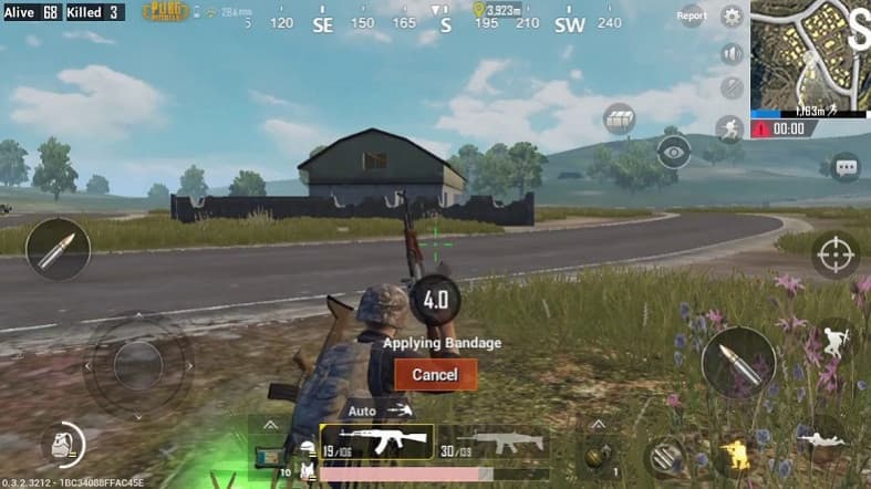 cara healing pubg mobile