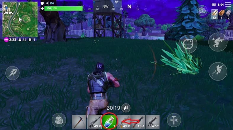 tips main fortnite mobile