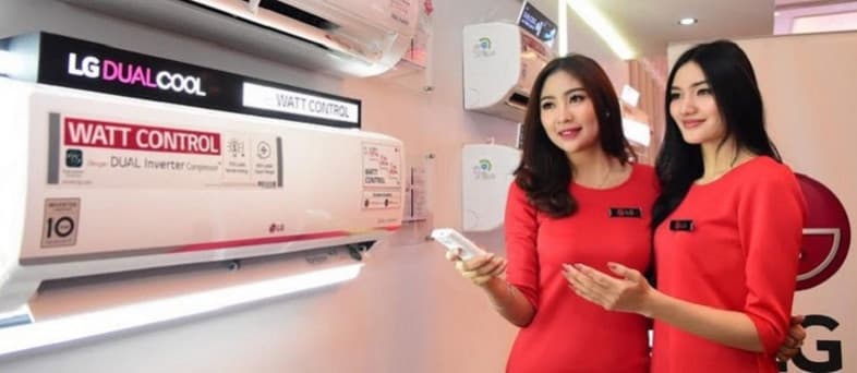AC LG DUAL COOL with WATT CONTOL
