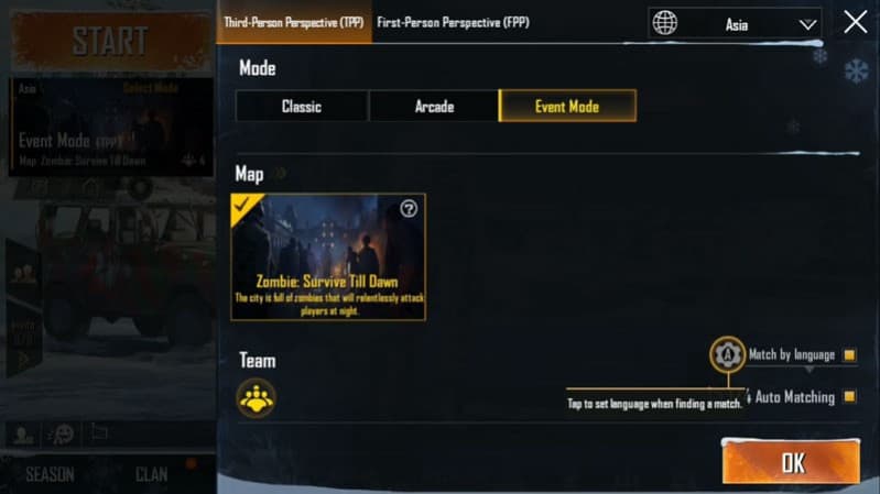 mode zombie pubg mobile