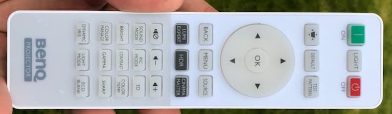 remote proyektor benq