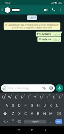 Mengubah Font WhatsApp dengan FixedSys
