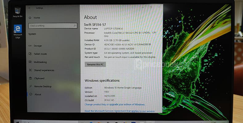Hands On Acer Swift 3 (SF314-57)