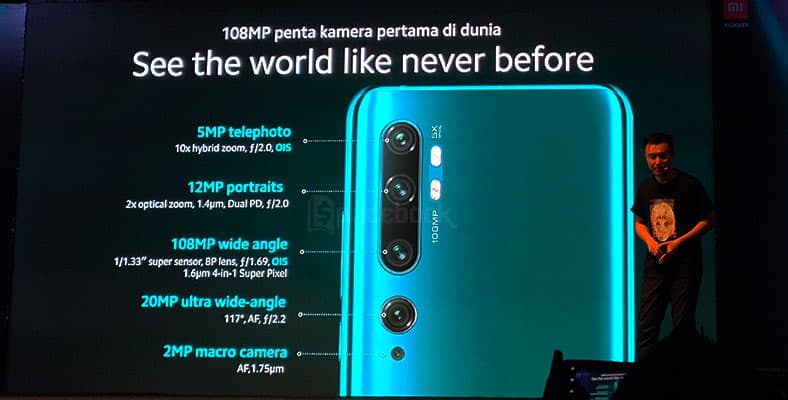 Mi Note 10 Pro Punya 5 Kamera
