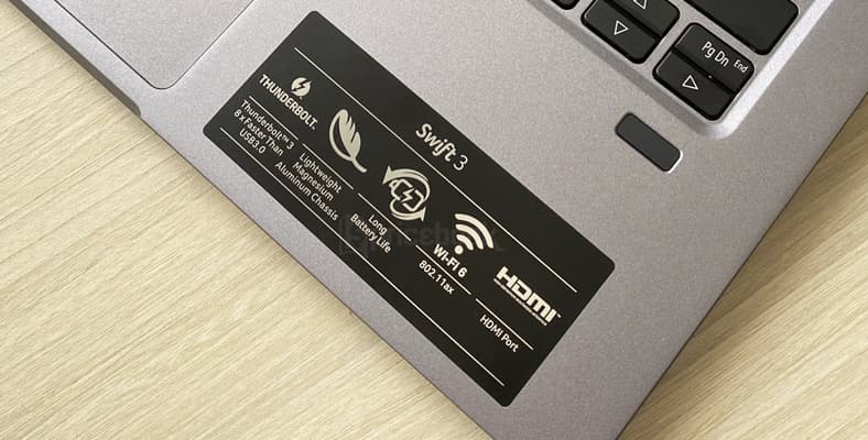Konektivitas Acer swift 3