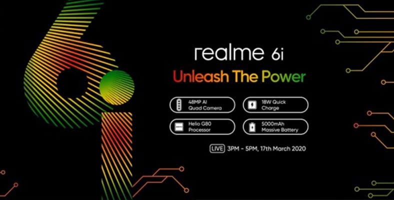 Realme 6i Usung Poni Mungil dan Baterai 5000mAh