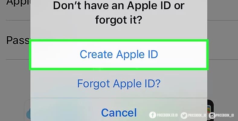cara buat Apple ID baru