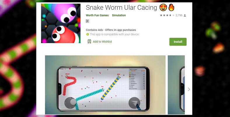 Snake Worm Ular Cacing