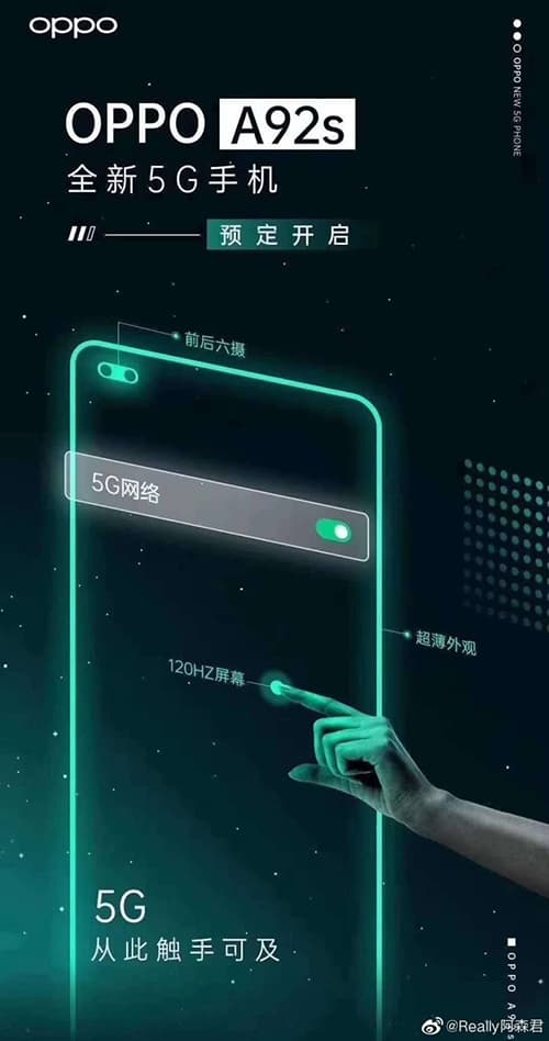 spek oppo a92s