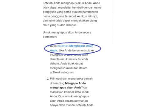 6. Halaman Bagaimana Cara Menghapus Akun Saya?