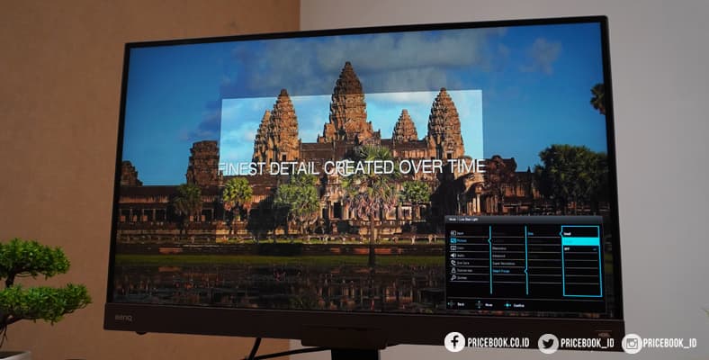 Pengaturan contras layar benq