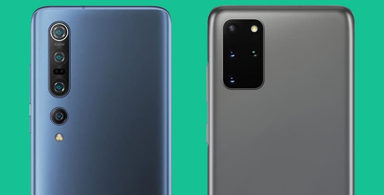 xiaomi mi 10 pro vs samsung s20+