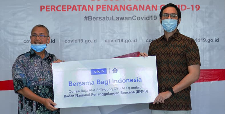 vivo Donasikan 3.500 APD untuk Tenaga Kesehatan Indonesia