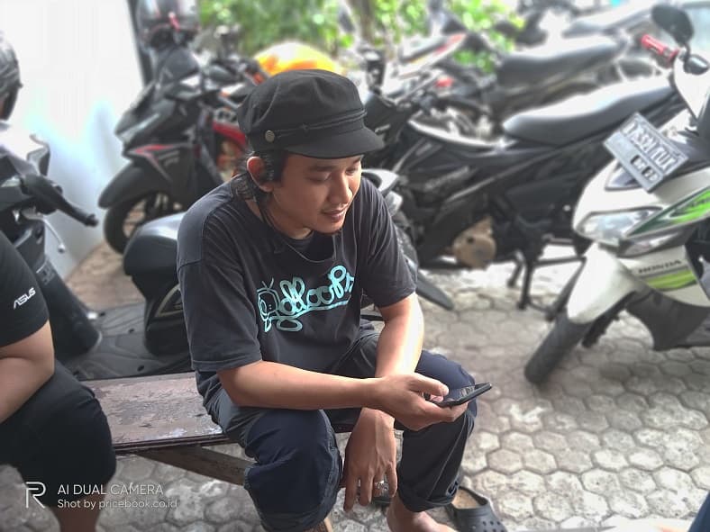 hasil foto bokeh