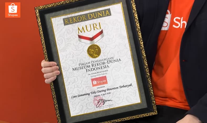 rekor muri shopee