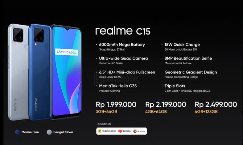 harga realme c15