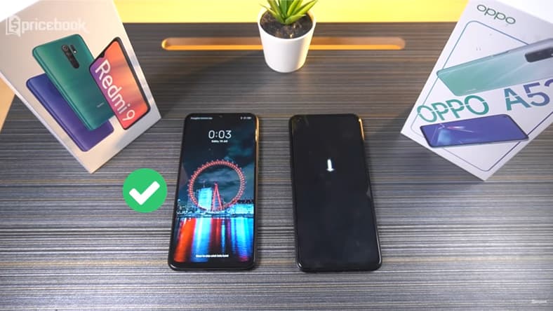booting test redmi 9 oppo a52